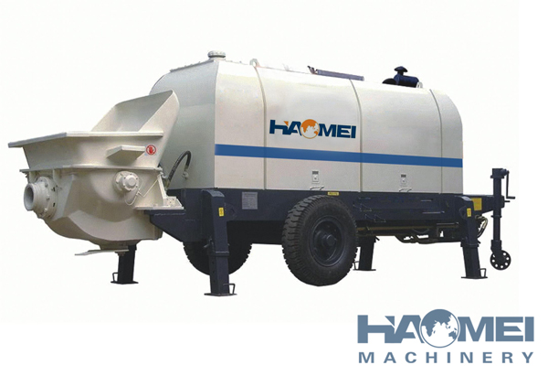  HBT90 Concrete trailer pump