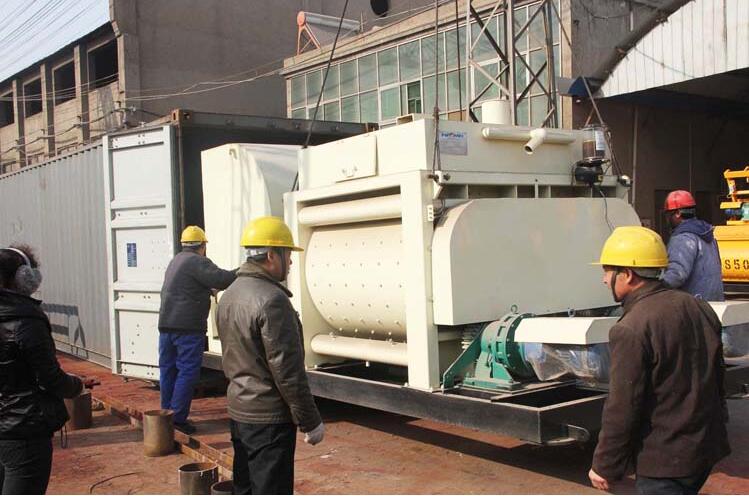 haomei JS750 Concrete Mixer Has Been Shipped To Indonesia